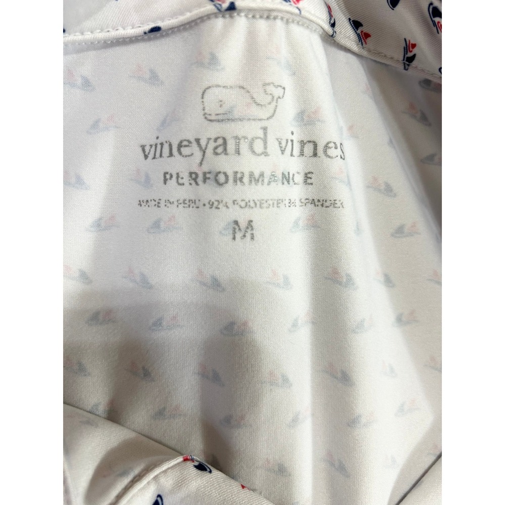 Vineyard Vines‎ Shirt Bundle/2 Mens M Multicolor Plaid Tucker & Sailboat Polo - Picture 3 of 16